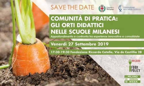 Comunità di Pratica: gli Orti Didattici nelle scuole milanesi